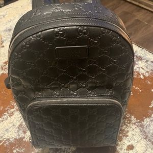 Gucci Signature leather backpack